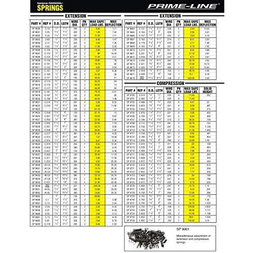 PRIME-LINE SP 9637 Extension Spring 12 Inch (30.48 cm) | Heavy Duty Spring Steel for Garage Doors & Appliances thumbnail 3