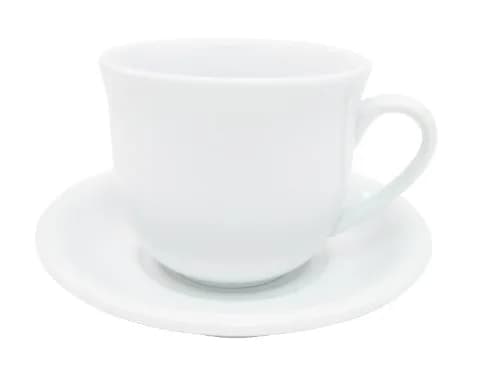 CAC China RCN-2 Clinton Rolled Edge 6-Inch Super White Porcelain Saucer | Durable & Trendy for Hospitality (70-120 chars) thumbnail 4