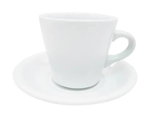 CAC China RCN-2 Clinton Rolled Edge 6-Inch Super White Porcelain Saucer | Durable & Trendy for Hospitality (70-120 chars) thumbnail 2