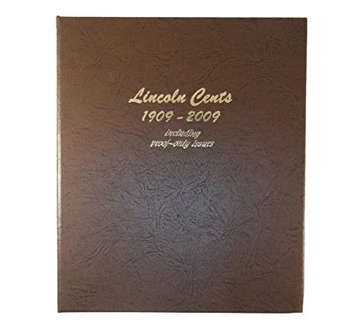 Dansco Lincoln Cent with Proof Coin Album 1909-2009 #8100 | Holds 324 Coins, Brown Leatherette Binder thumbnail 1