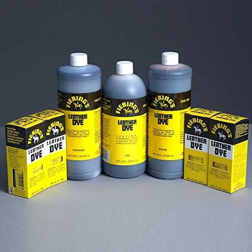 Fiebing's Leather Dye 118ml (4 fl oz) - Alcohol-Based Penetrating Dye in Navy Blue thumbnail 1