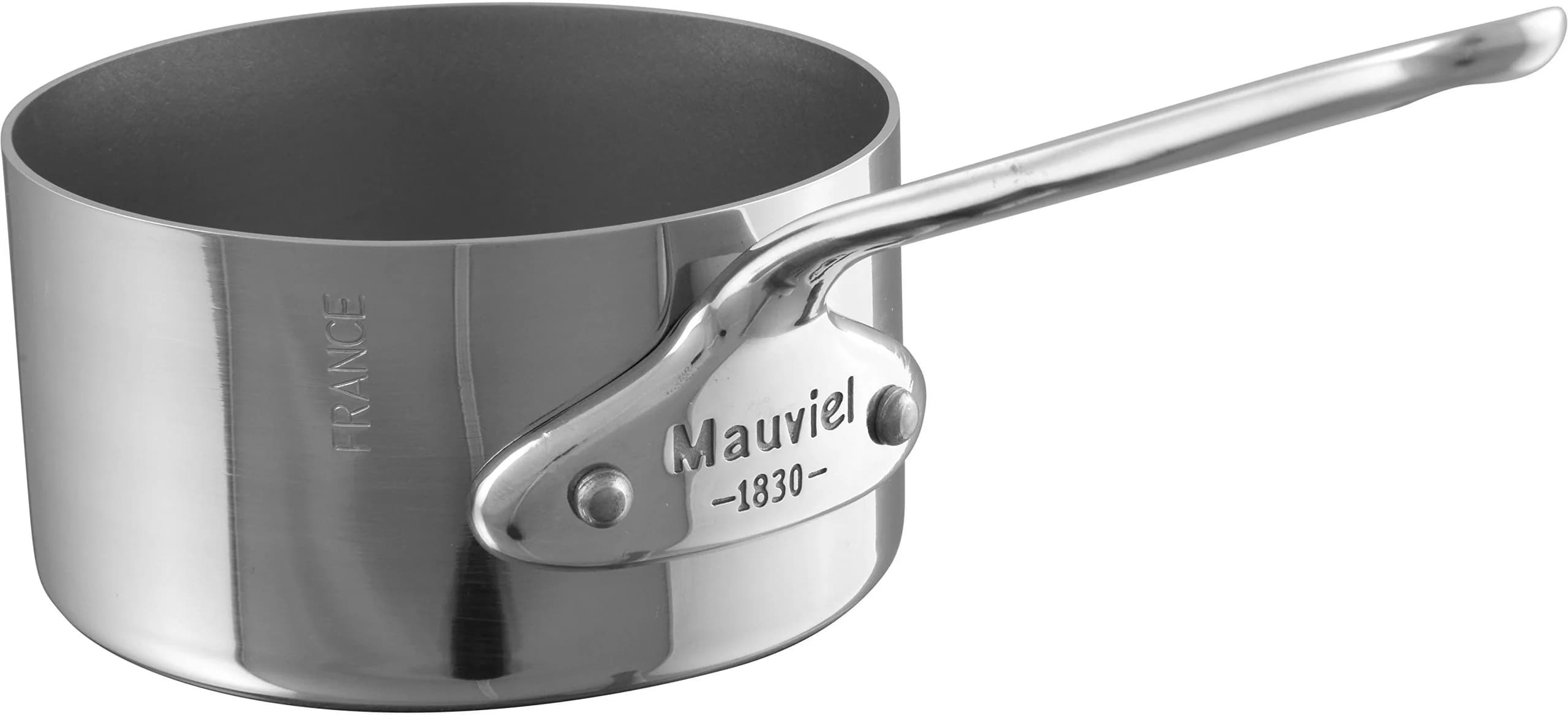 Mauviel M'Minis 1mm Stainless Steel Mini Sauce Pan 3.54-In | French Craftsmanship - main product image