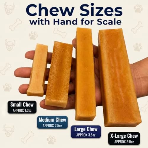 Yeti Himalayan Yak Cheese Dog Chew | Long-Lasting Medium 2.5 oz | Natural, Odor-Free thumbnail 5