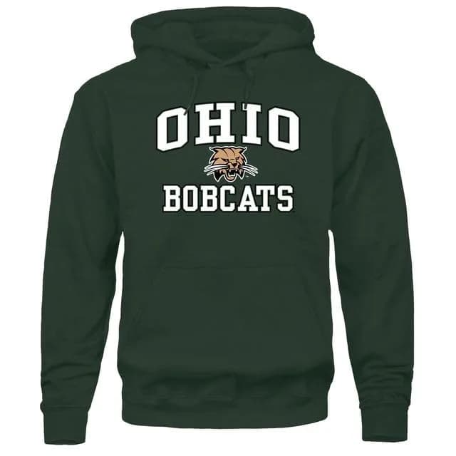 Barnesmith Ohio University Sweatshirt, Heritage, Hunter Green | NCAA Official College Apparel (Medium)