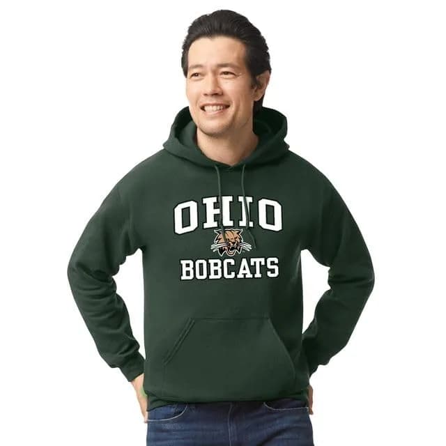 Barnesmith Ohio University Sweatshirt, Heritage, Hunter Green | NCAA Official College Apparel (Medium) thumbnail 3
