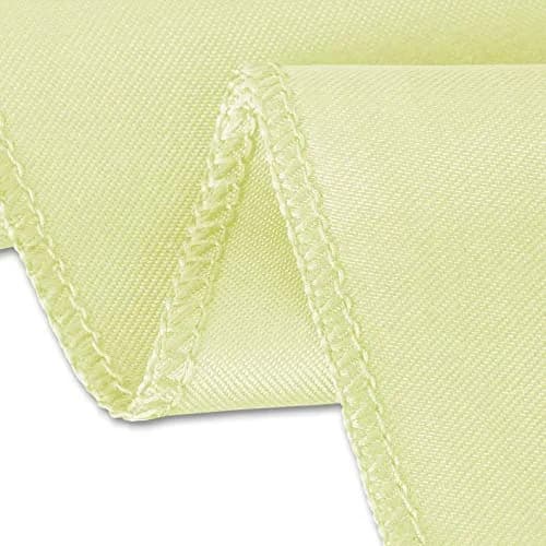 LTC LINENS Satin Tablecloth 60 x 126-Inch | Elegant, Wrinkle & Stain Resistant, Made in China thumbnail 2