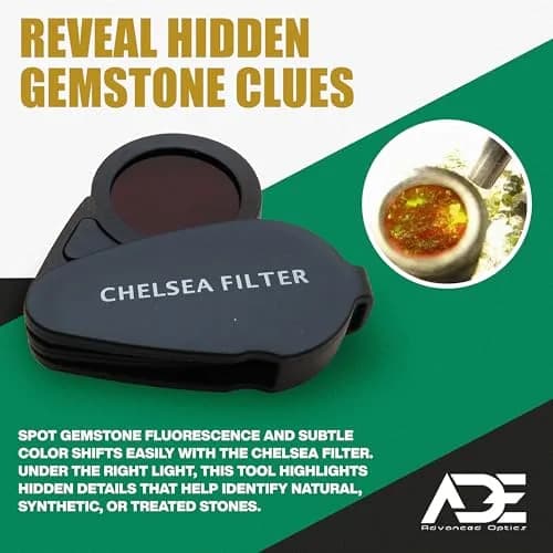 Ade Advanced Optics Chelsea Filter Professional Gemstone Tester for Emerald Aquamarine Blue Spinel Identification thumbnail 8