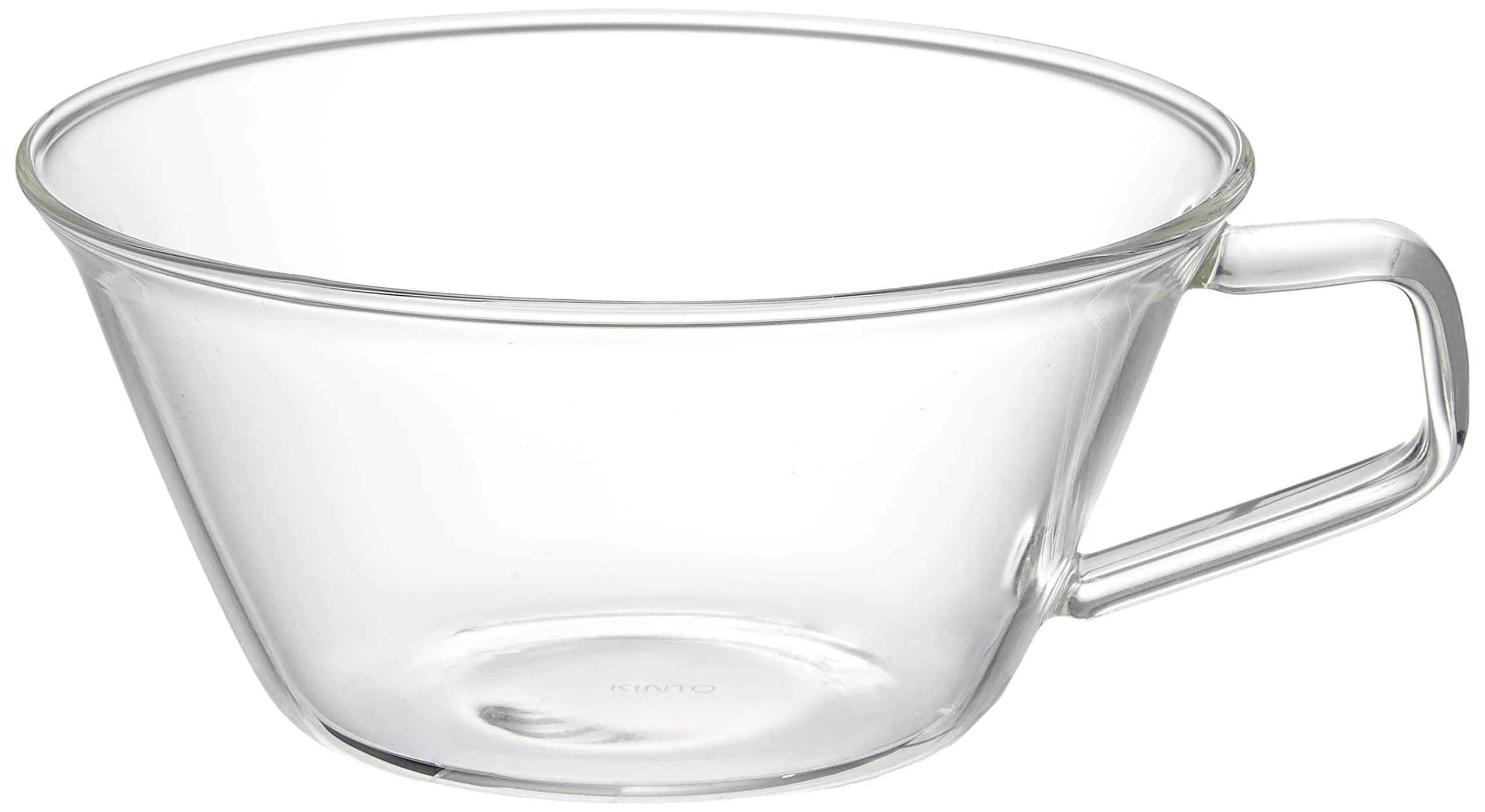 Kinto CAST 8437 Tea Cup 220 ml Heat-Resistant Glass Microwave & Dishwasher Safe