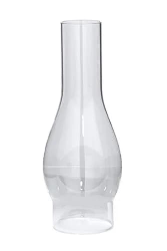 B&P Lamp 3 Inch by 10 Inch Clear Glass Oil Lamp Chimney | Vintage & Restoration thumbnail 1