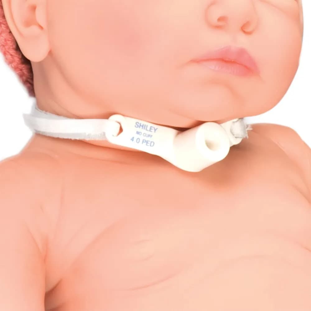 Posey Foam Trach Tie Small 23 cm (9 in) Neck Size | Pediatric Tracheostomy Tube Holder Pack of 12
