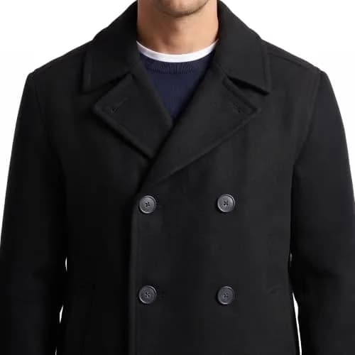 Nautica Wool Blend Peacoat – Double-Breasted Winter Coat, Big & Tall, X-Large | Classic & Warm thumbnail 6