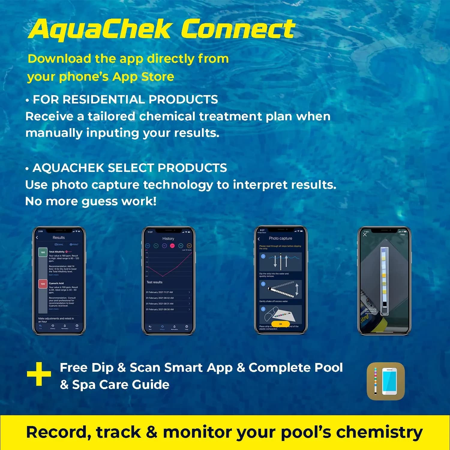 AquaChek SPA 6-in-1 Test Strips (50 Count) | Professional Spa Water Quality Testing Kit - view 4