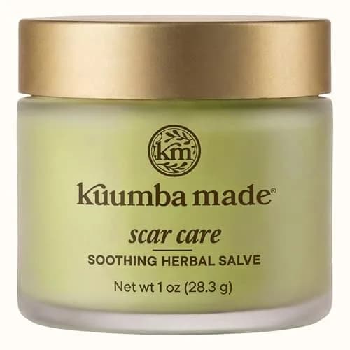 Kuumba Made Scar Care Salve, Herbal Balm with Comfrey & Calendula, 1 Oz | Supports Skin Regeneration & Scar Appearance thumbnail 1