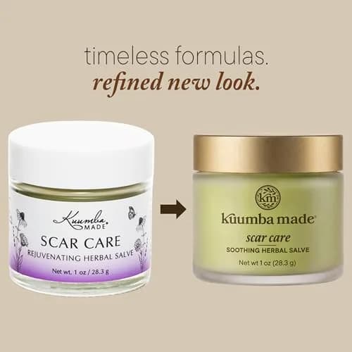 Kuumba Made Scar Care Salve, Herbal Balm with Comfrey & Calendula, 1 Oz | Supports Skin Regeneration & Scar Appearance thumbnail 2