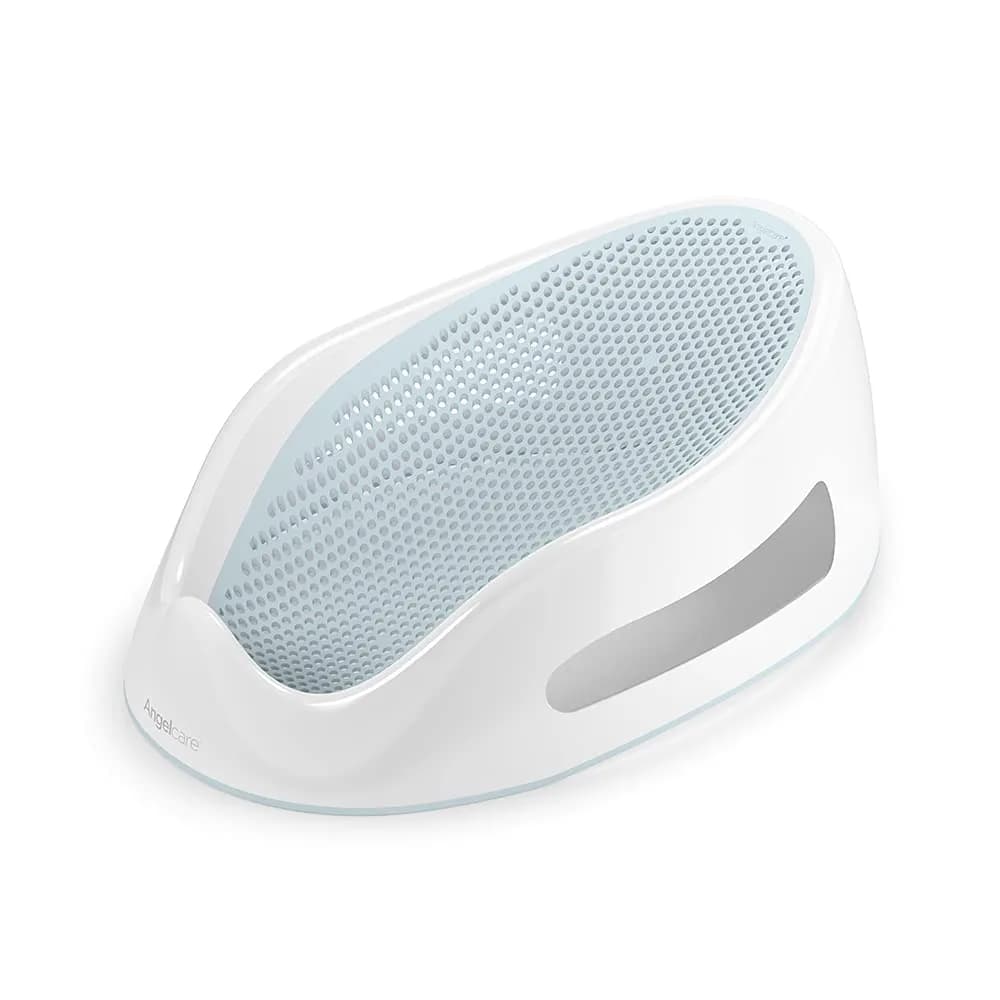 Angelcare Soft-Touch Baby Bath Support & Rinser Bundle, Aqua 0.75 kg (1.65 lb) | Ergonomic Design for Newborns - main product image