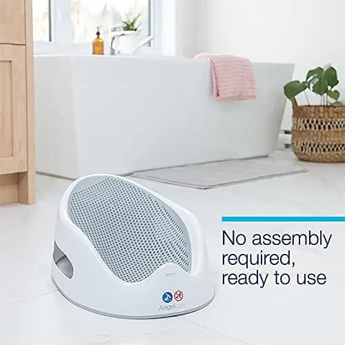 Angelcare Soft-Touch Baby Bath Support & Rinser Bundle, Aqua 0.75 kg (1.65 lb) | Ergonomic Design for Newborns thumbnail 4