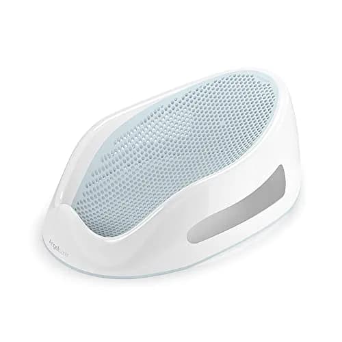 Angelcare Soft-Touch Baby Bath Support & Rinser Bundle, Aqua 0.75 kg (1.65 lb) | Ergonomic Design for Newborns thumbnail 1