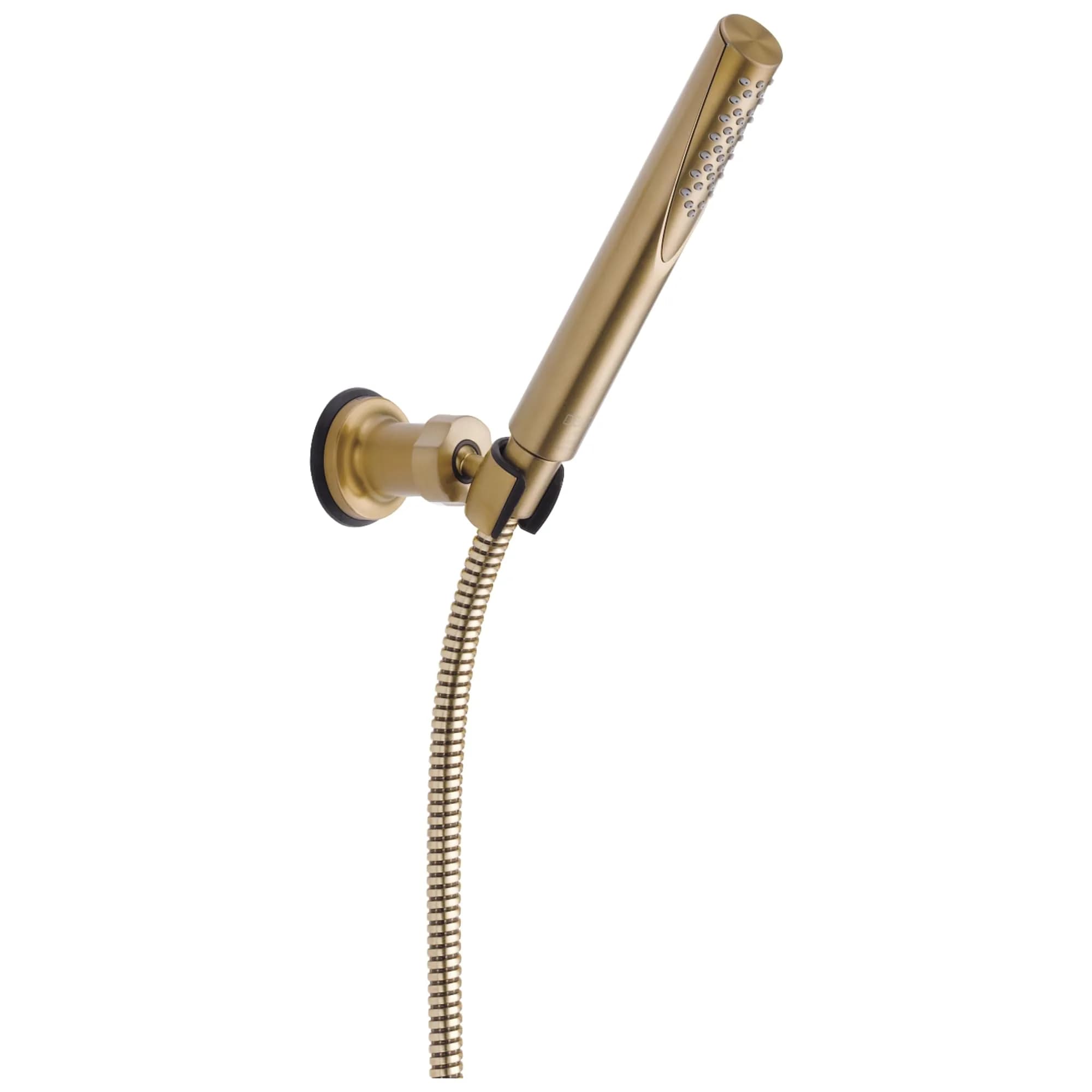 Delta Faucet Trinsic Handheld Shower Chrome 0.5 in | Full Power, Easy to Clean, 2 GPM, Wall Mount, Hose Included — Champagne Bronze