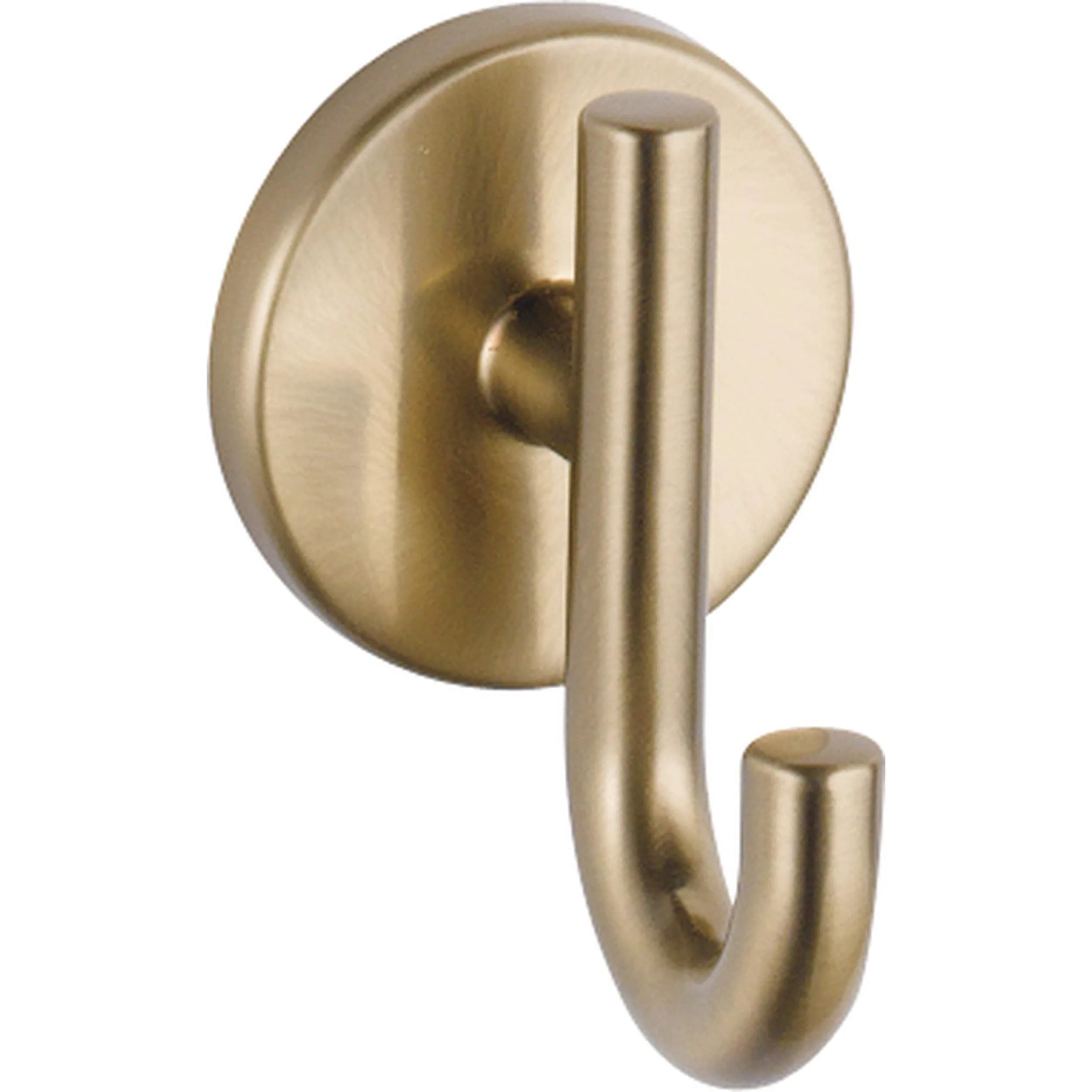 DELTA Single Towel Hook for Bathroom or Kitchen | Champagne Bronze | Trinsic Accessories