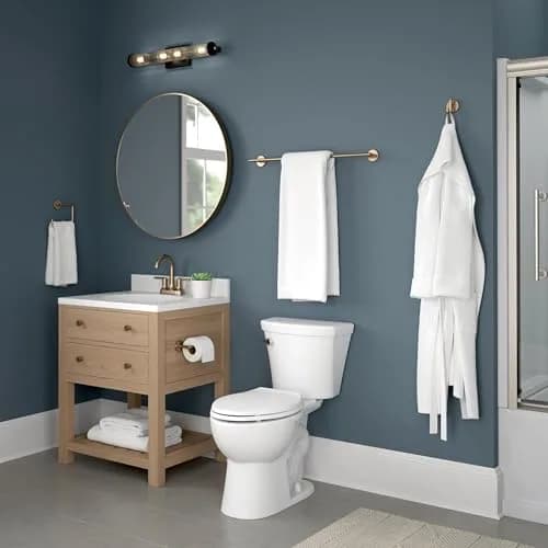 DELTA Single Towel Hook for Bathroom or Kitchen | Champagne Bronze | Trinsic Accessories thumbnail 5