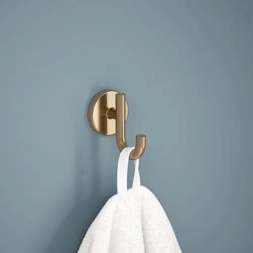 DELTA Single Towel Hook for Bathroom or Kitchen | Champagne Bronze | Trinsic Accessories thumbnail 2