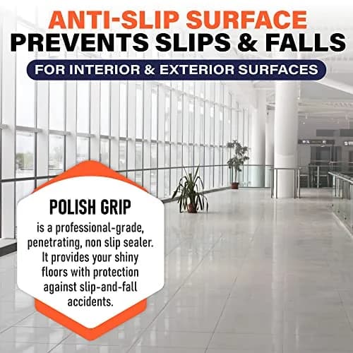 Slip Doctors Polish Grip Non-Slip Floor Coating & Sealant for Polished Marble, Granite & Tiles | Clear Pint thumbnail 4