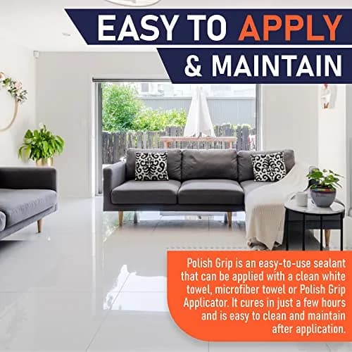 Slip Doctors Polish Grip Non-Slip Floor Coating & Sealant for Polished Marble, Granite & Tiles | Clear Pint thumbnail 7