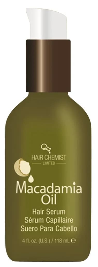 Hair Chemist Macadamia Oil Hair Serum, 4 Fl Oz | Nourishing, Frizz-Free, UV Protection