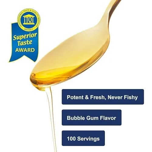 Carlson Kid's Cod Liver Oil 550 mg 250ml (8.4 Fl Oz) | Omega-3s for Heart, Brain & Immune Health thumbnail 3