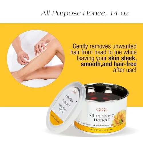 GIGI All Purpose Waxing Kit with Wax Warmer | Soft Wax Hair Removal for Beginners thumbnail 3