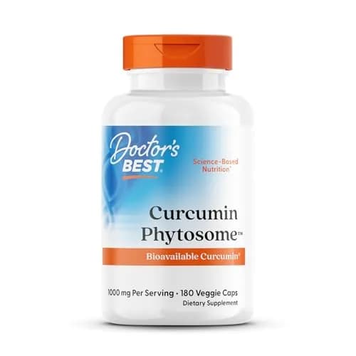 Doctor's Best Curcumin Phytosome 1000 mg 180 Veg Caps | Joint Health Support with Meriva thumbnail 1