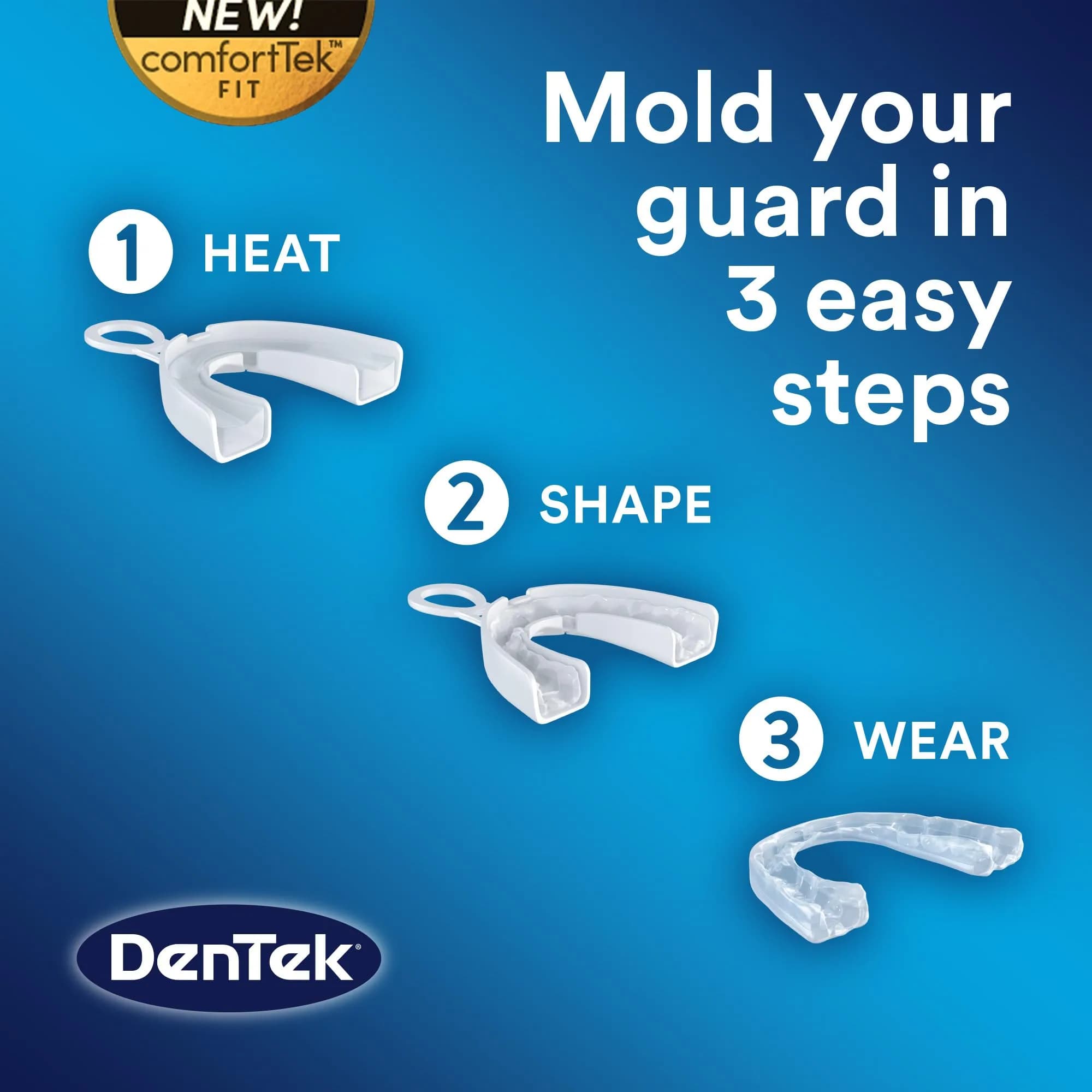 DenTek Professional-Fit Dental Guard for Teeth Grinding, 1 Count | Custom Fit Night Guard for Bruxism - view 5