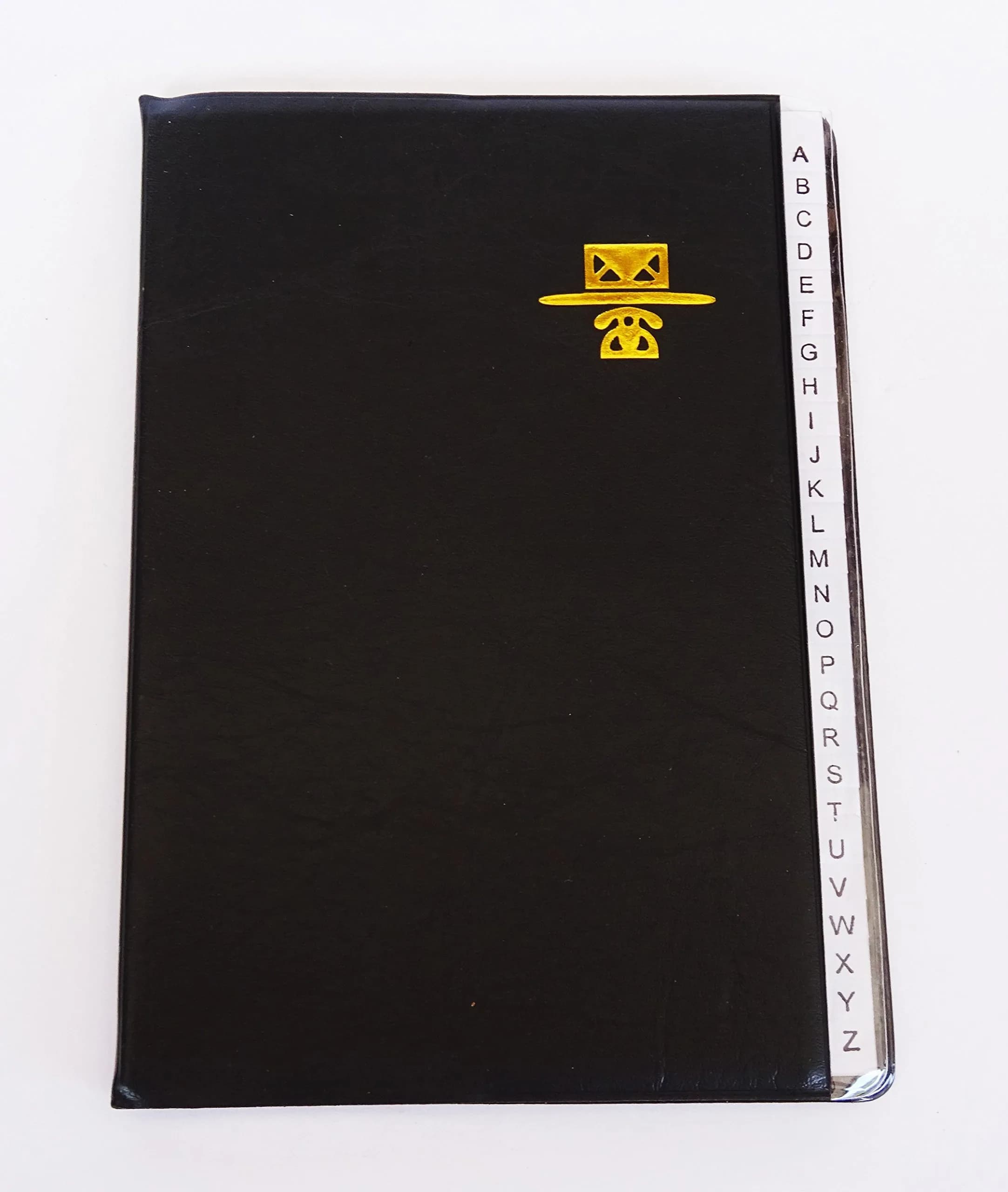 Ai-De-Chef Personal Phone and Address Book Large Size 5 Inch x 7 Inch | Black - main product image
