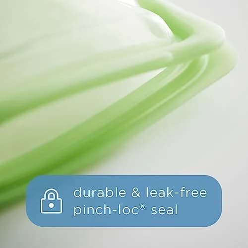 Stasher Premium Reusable Silicone Stand-Up Mini Bag 237ml (8 fl oz) | Leak-Free Pinch-Loc Seal for Food Storage thumbnail 6