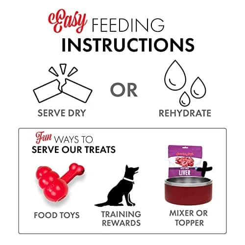Grandma Lucy’s Singles Pet Treat, Liver | All-Natural Freeze-Dried Dog & Cat Treats (2.5 oz) thumbnail 3