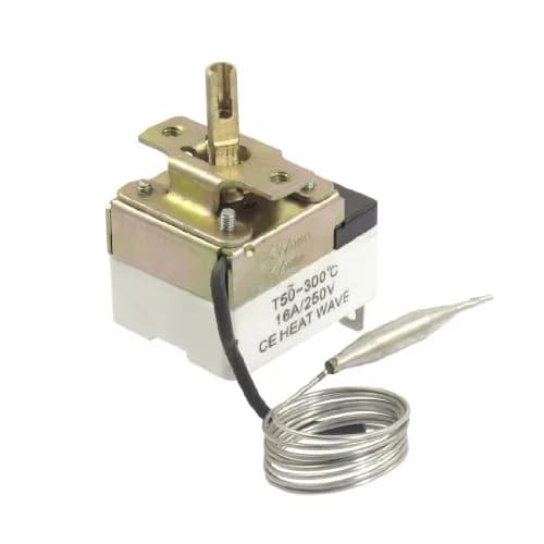 uxcell Temperature Control Switch AC 250V 16A 50-300C with 70cm Cable | Rotary Control for Ovens, Refrigerators, Heaters thumbnail 1