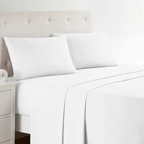 Clara Clark Bed Sheets Premier 1800 Series King | Wrinkle & Fade Resistant Microfiber Bedding thumbnail 1