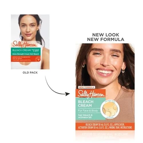 Sally Hansen Extra Strength Crème Body Bleach Kit 3.2 Fl Oz | Face & Body Hair Lightening with Aloe thumbnail 2