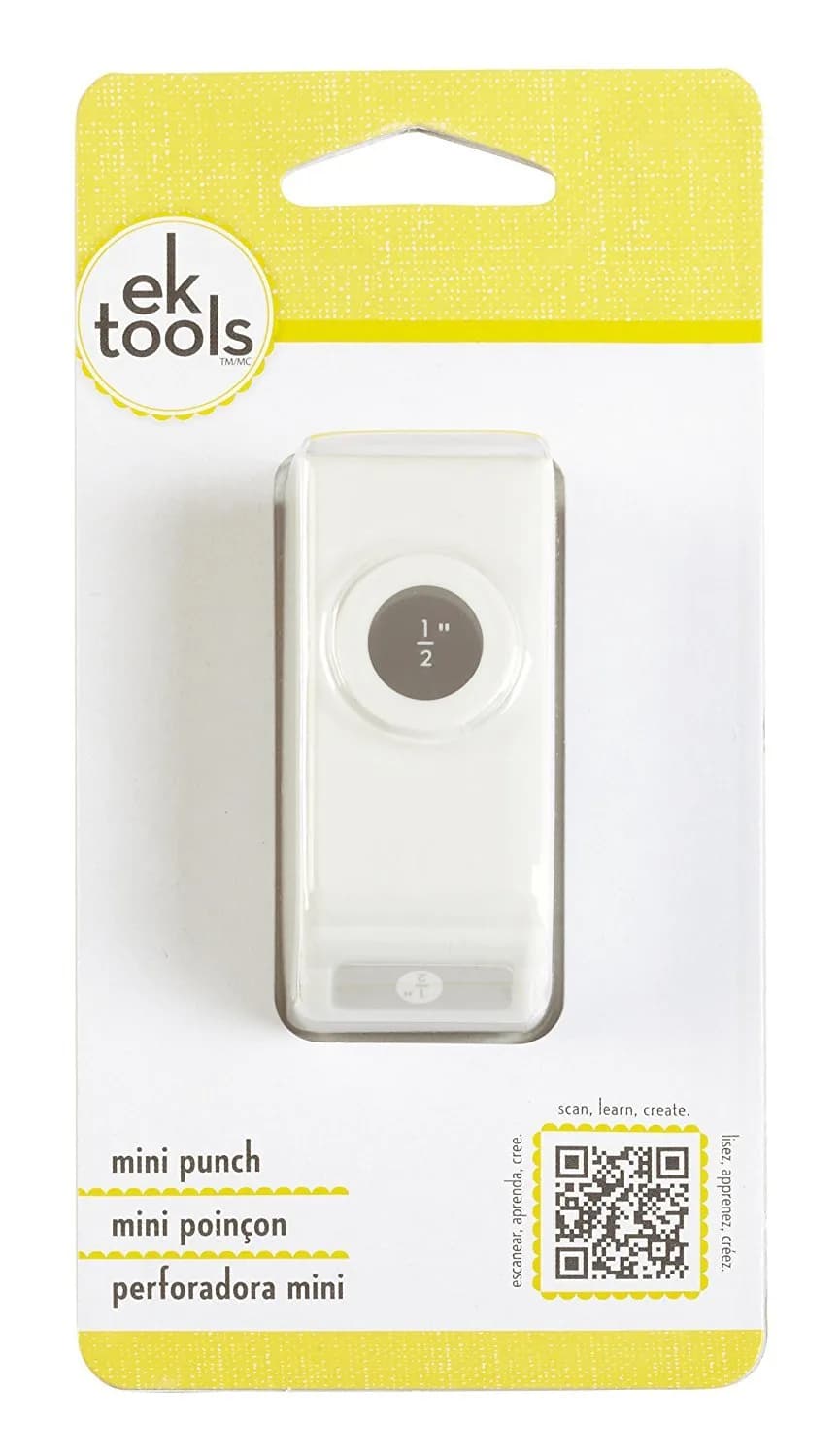 EK Tools 1/2-Inch Circle Punch with Safety Lock | Punches Perfect Circles for Cards & Crafts - view 2