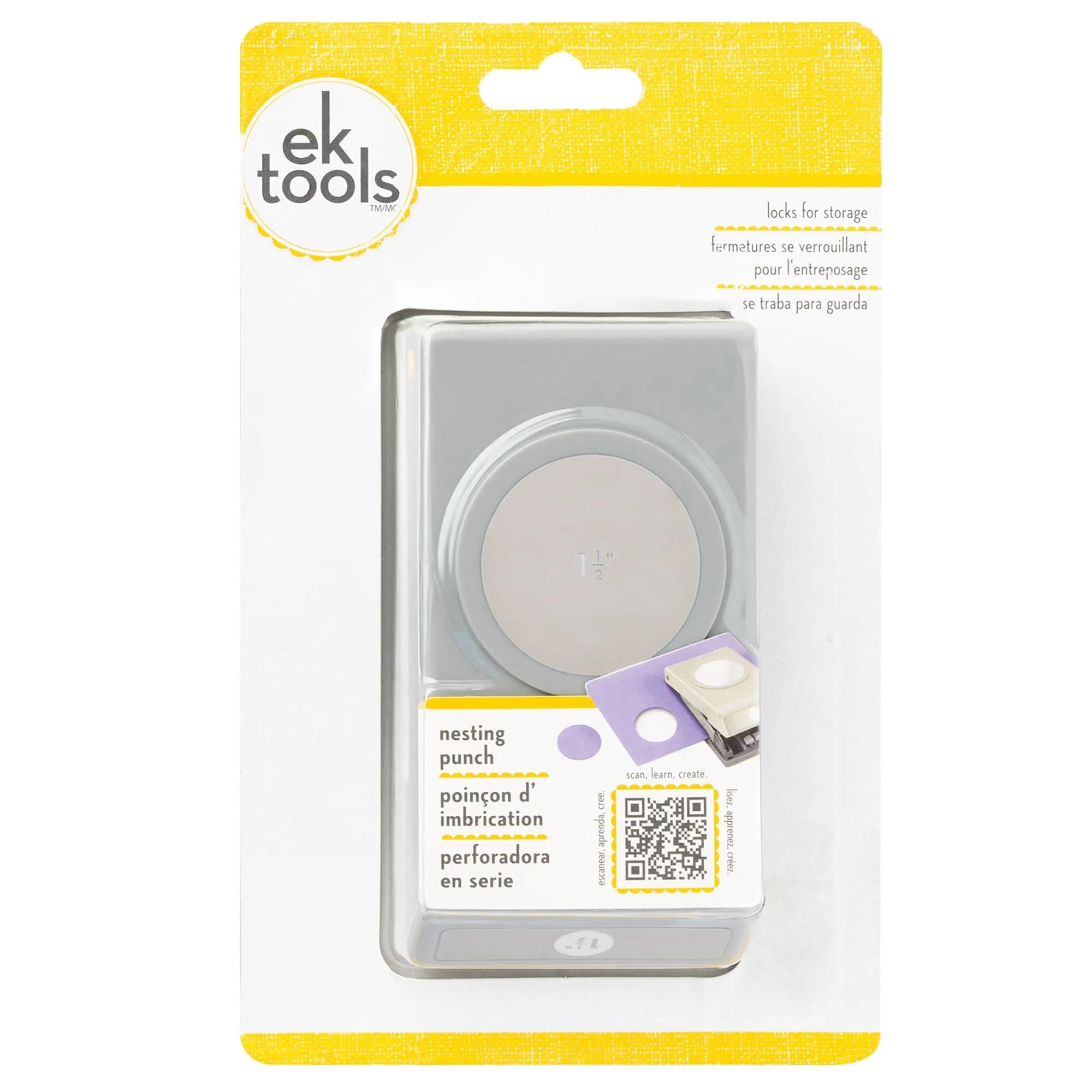 EK Tools 1.5-Inch Circle Punch with Safety Lock | Perfect for Crafts & Cards - view 2