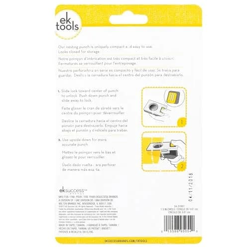 EK Tools Large Circle Punch 1.5 inch (3.81 cm) with Safety Lock | Precise Circles for Paper Crafts thumbnail 3