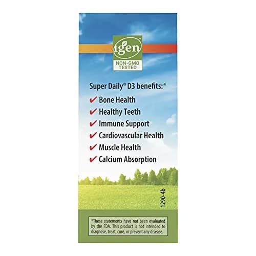 Carlson Super Daily D3 Liquid 4,000 IU (100 mcg) | Supports Heart, Immune, Bone Health thumbnail 2