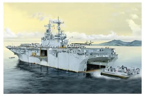 Hobby Boss USS Essex LHD-2 Model Building Kit 1/700 Scale | 600+ Pieces for Detailed Assembly thumbnail 1