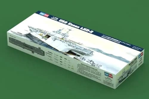 Hobby Boss USS Essex LHD-2 Model Building Kit 1/700 Scale | 600+ Pieces for Detailed Assembly thumbnail 2