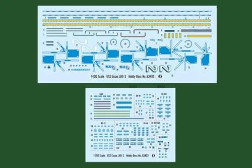 Hobby Boss USS Essex LHD-2 Model Building Kit 1/700 Scale | 600+ Pieces for Detailed Assembly thumbnail 3