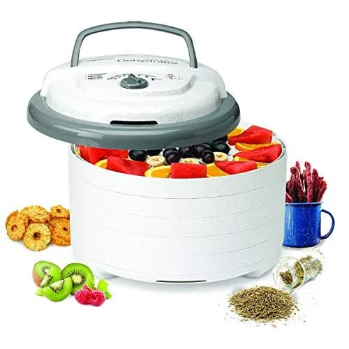 NESCO FD-75A Snackmaster Pro Food Dehydrator 600W | 5 Trays Expandable to 12, Gray thumbnail 2
