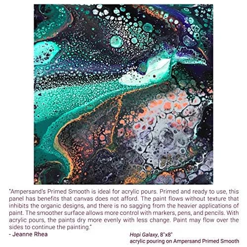 Ampersand Artist Panel Primed Smooth Surface 11x14 Inch (27.9cm x 35.7cm) | Rigid MDF Board for Acrylic, Oil, Mixed Media thumbnail 5