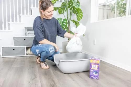 Fresh Kitty Super Jump Litter Box Liners 25in Jumbo Drawstring Scented | Heavy-Duty Leak-Proof Pet Bag thumbnail 8
