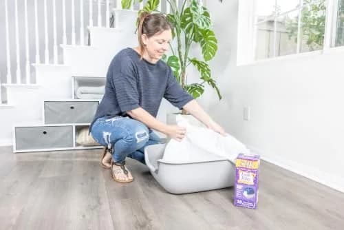 Fresh Kitty Super Jump Litter Box Liners 25in Jumbo Drawstring Scented | Heavy-Duty Leak-Proof Pet Bag thumbnail 9