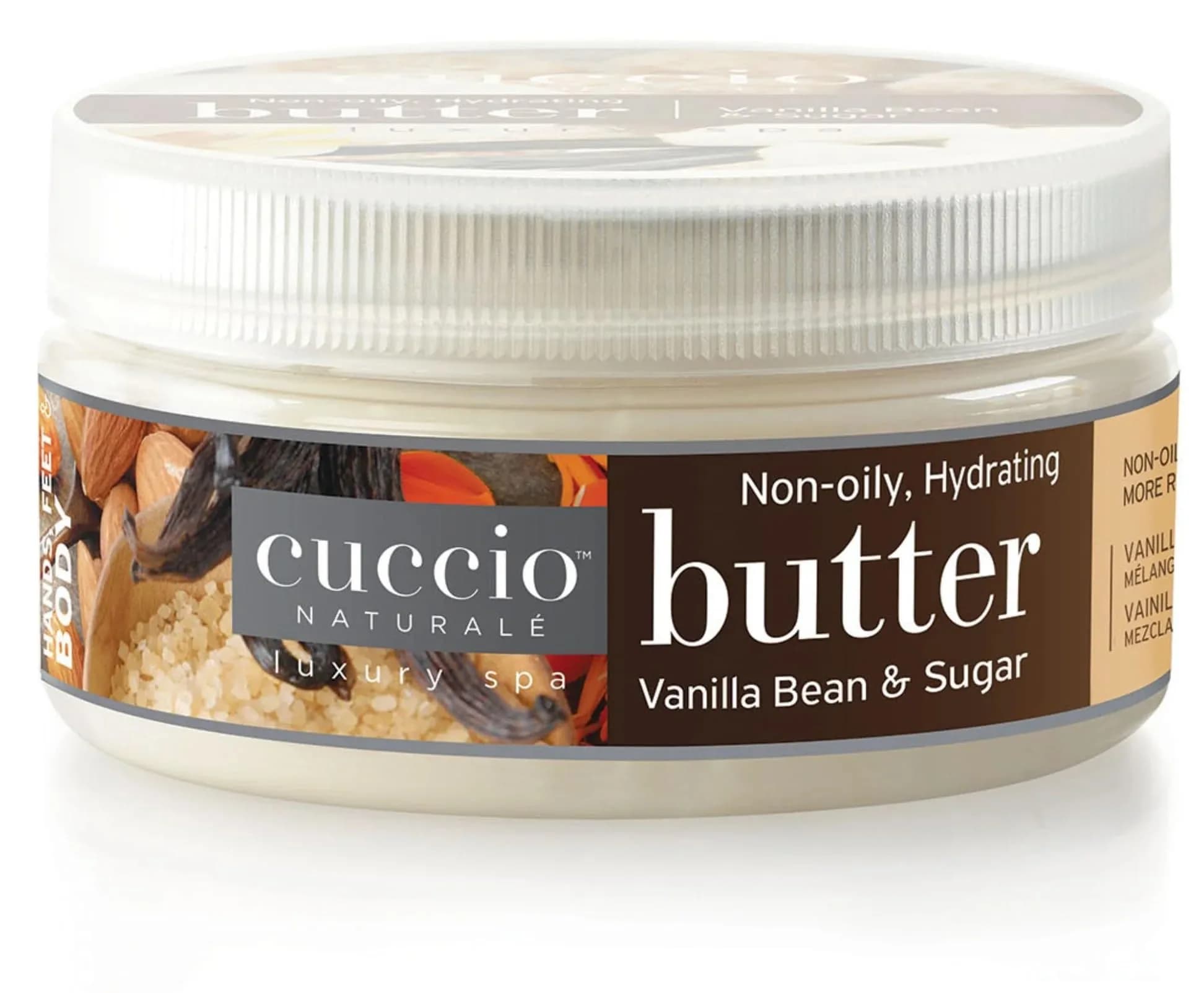 Cuccio Naturalé Butter Blend Vanilla Bean & Sugar 8 Fl Oz | Non-Greasy, Hydrating Body & Hand Lotion for Dry Skin - main product image